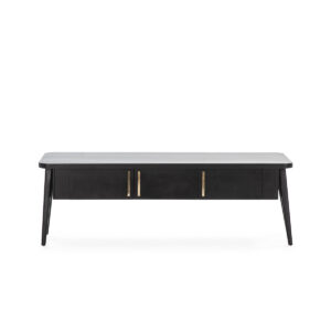 Mueble TV 150x50x51 Madera Negro