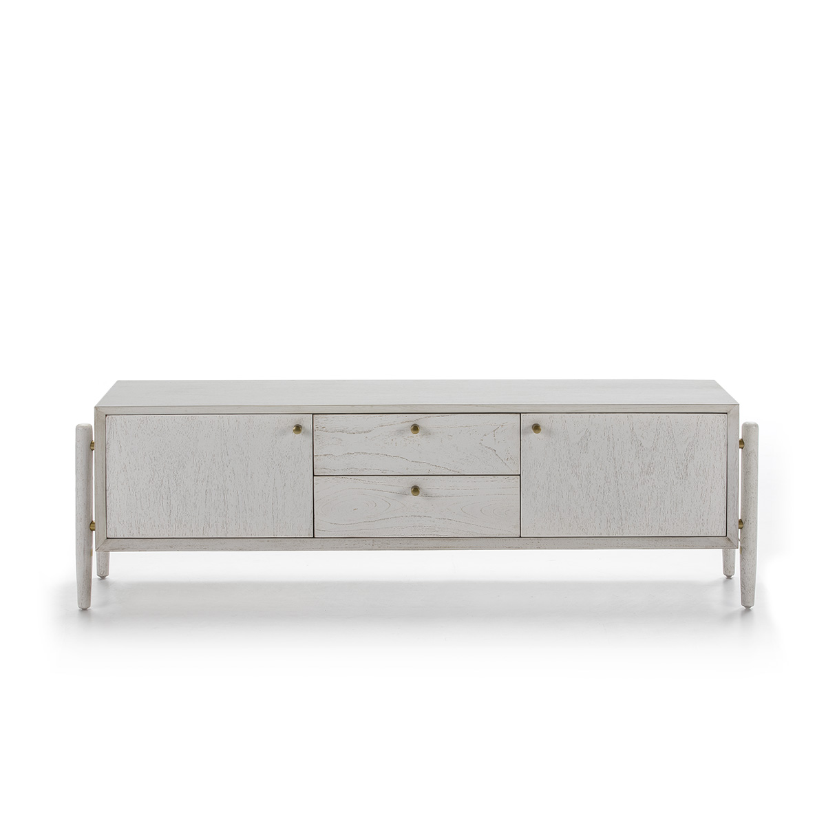 Mueble TV 160x40x50 Madera Blanco