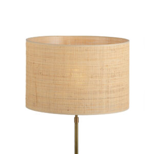 Pantalla 30x30x20 Fibra Natural -- Crema