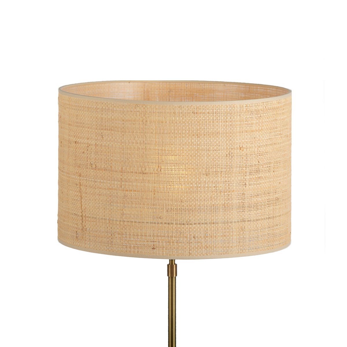 Pantalla 30x30x20 Fibra Natural -- Crema