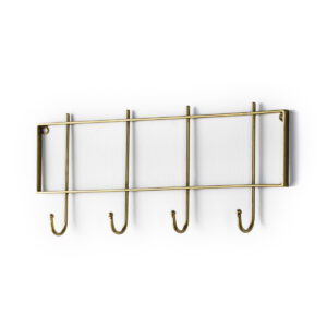 Perchero 60x6x25 Metal Dorado