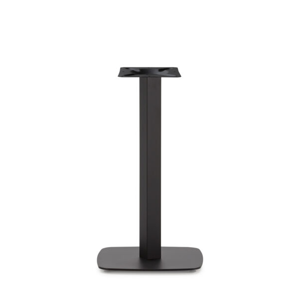 Pie de Mesa 40x40x72 Metal Negro Mate