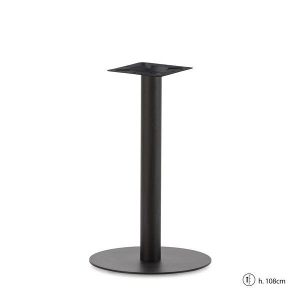 Pie de Mesa 45x45x108 Metal -- Negro