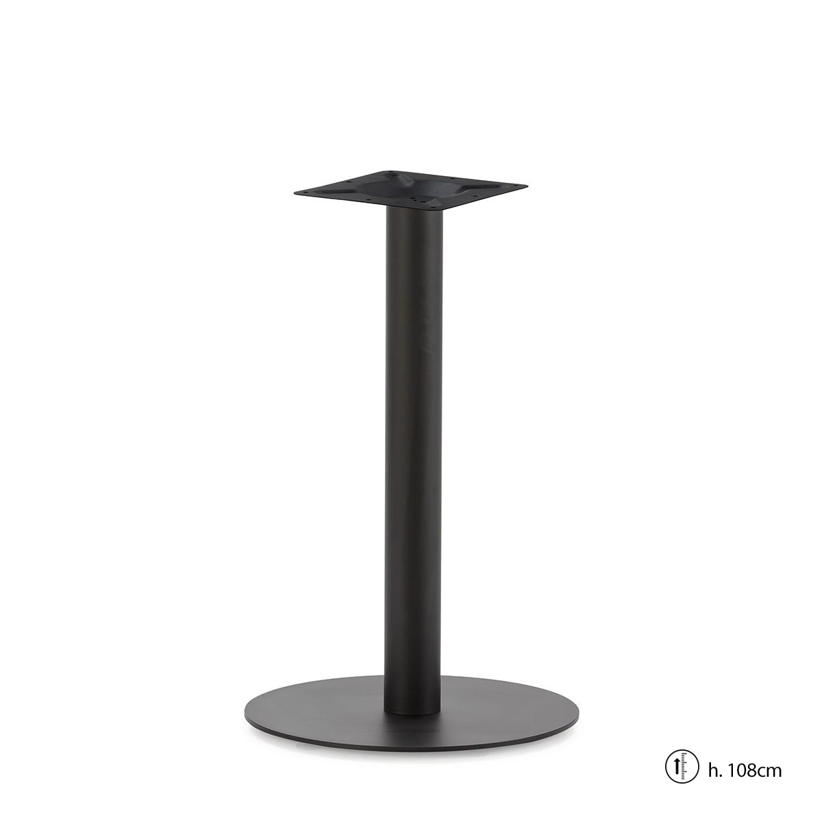 Pie de Mesa 45x45x108 Metal -- Negro