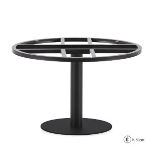 Pie de Mesa 45x45x50 Metal -- Negro Mate