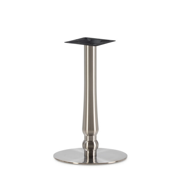 Pie de Mesa 45x45x72 Acero Acero Cepillado