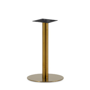 Pie de Mesa 45x45x72 Acero Dorado