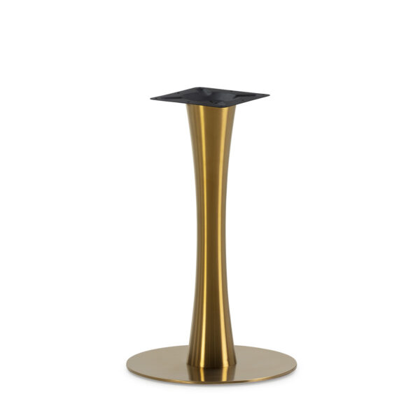 Pie de Mesa 45X45X72 Acero Dorado