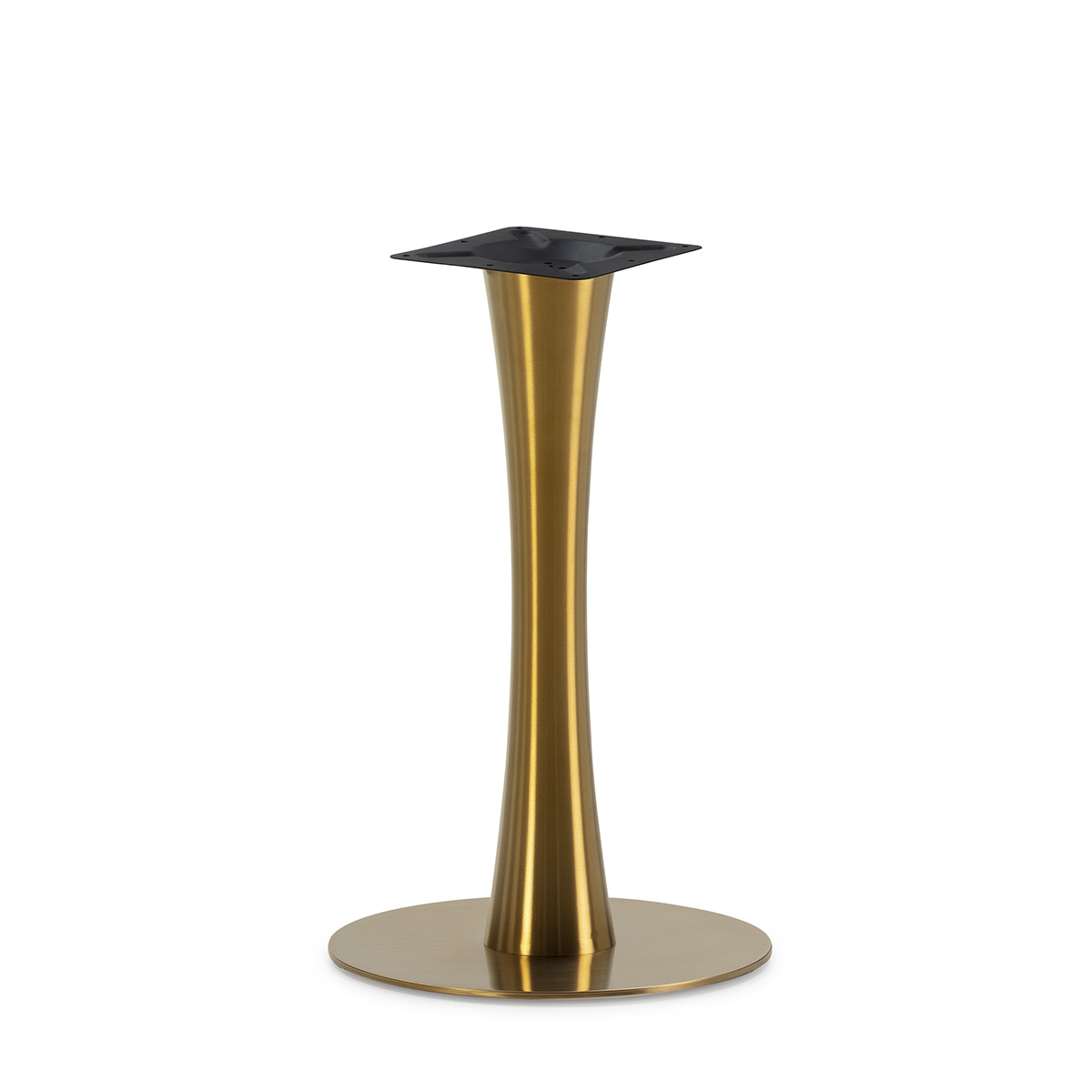 Pie de Mesa 45X45X72 Acero Dorado