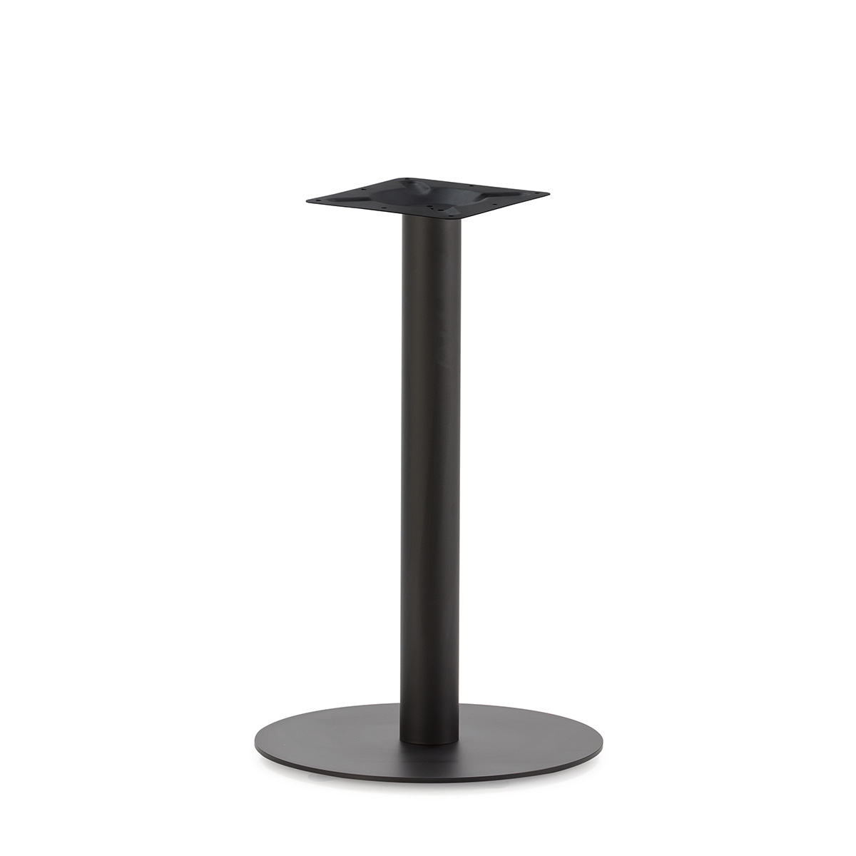 Pie de Mesa 45x45x72 Metal -- Negro Mate
