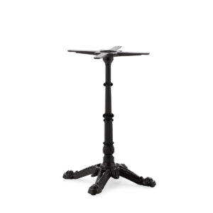 Pie de Mesa 52x52x71 Metal -- Negro Mate