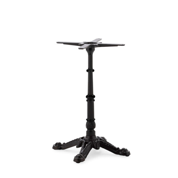 Pie de Mesa 52x52x71 Metal -- Negro Mate