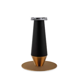 Pie de Mesa 54x54x73 Metal/Acero -- Negro/Dorado
