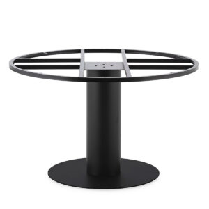 Pie de Mesa 72x72x73 Hierro -- Negro Mate
