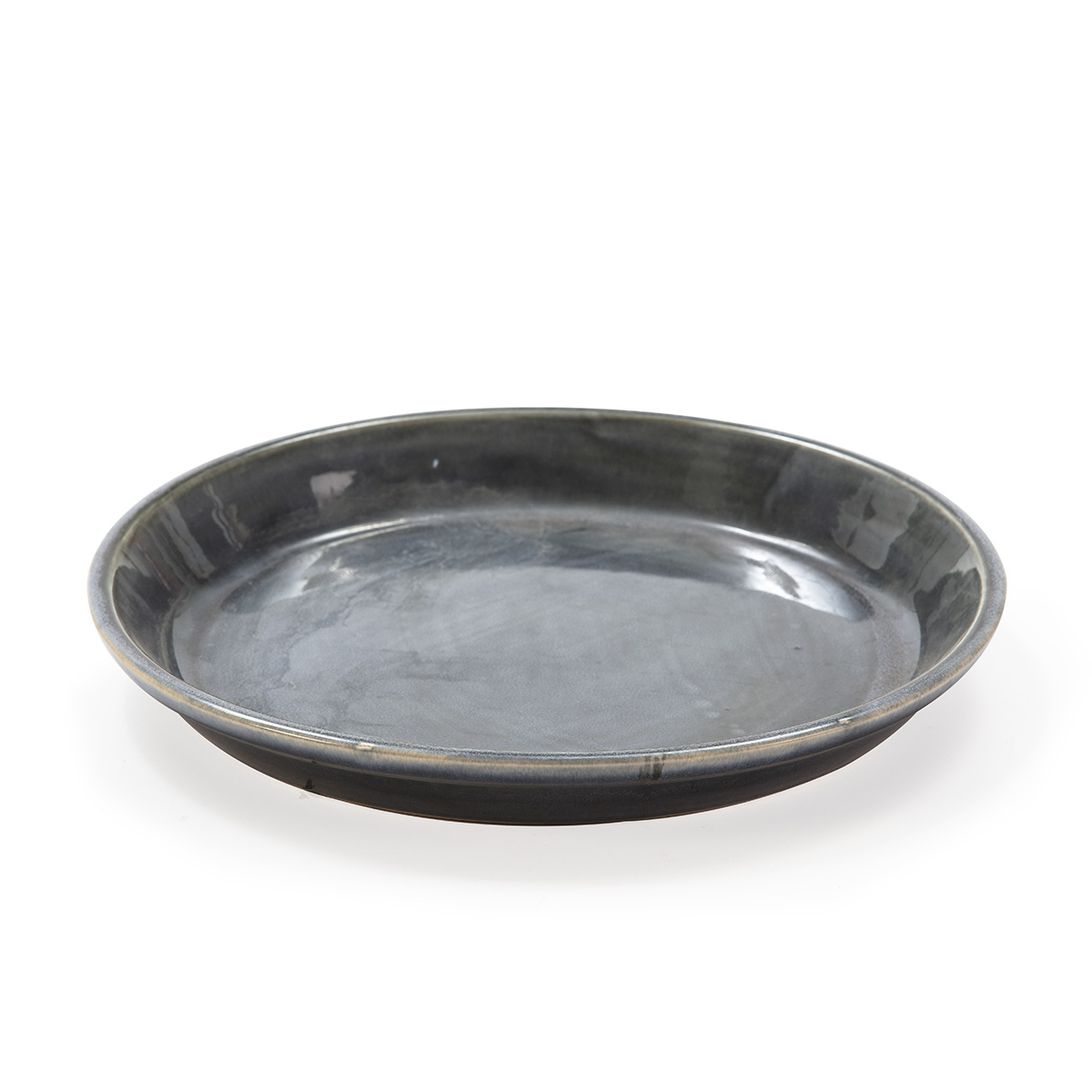Plato 32x32x3 Gres Gris Envejecido