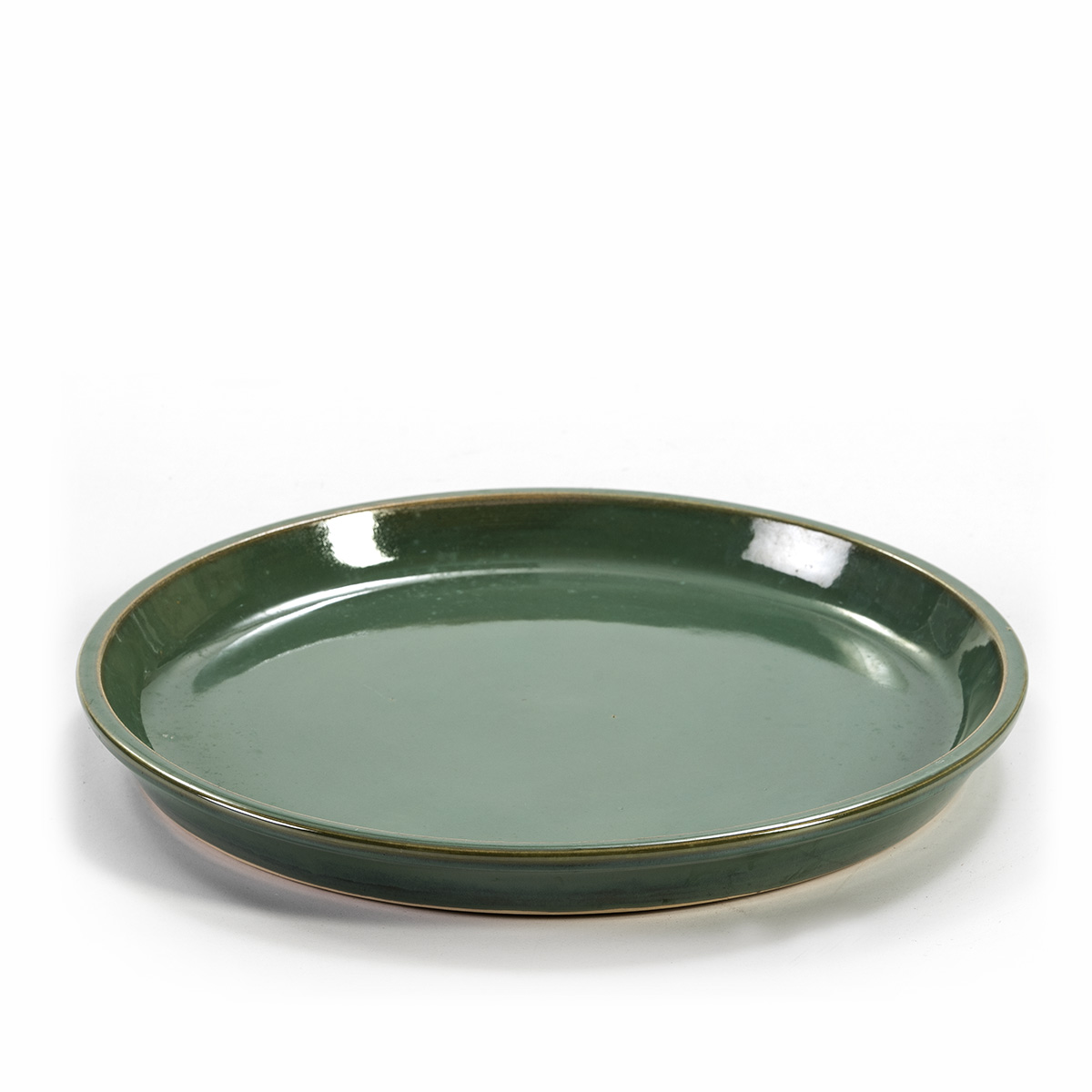 Plato 42x42x04 Gres Verde Jade