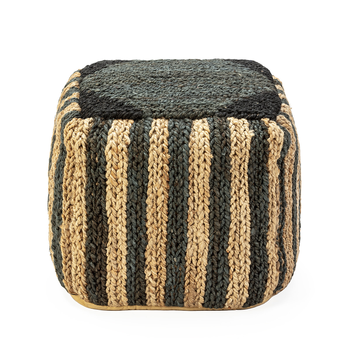 Puff 50x50x50 Shumak -- Natural/Negro