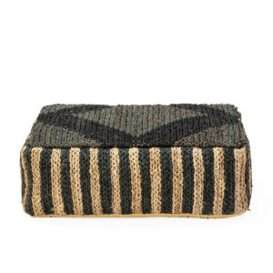 Puff 91x60x30 Shumak Negro/Natural