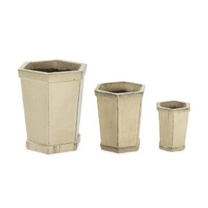 Set/3 Maceteros 48x42x53/36x32x41/25x22x29 Gres -- Arena