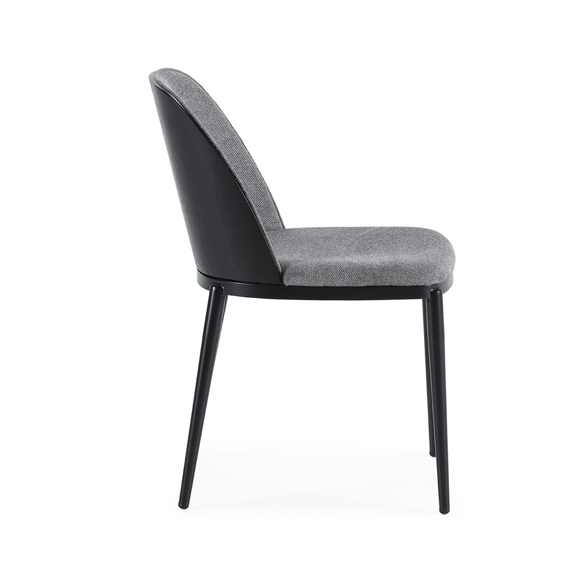 5x77 Tela/Madera/Metal -- Gris/Negro