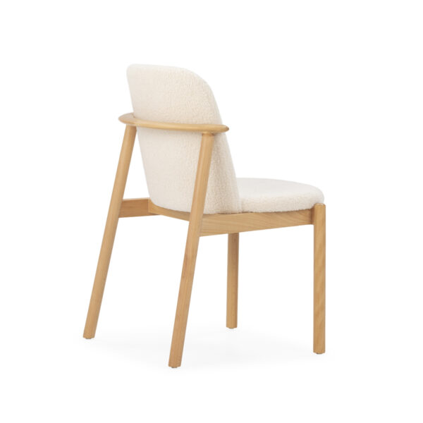 8 Madera de Haya/Tela -- Natural/Blanco