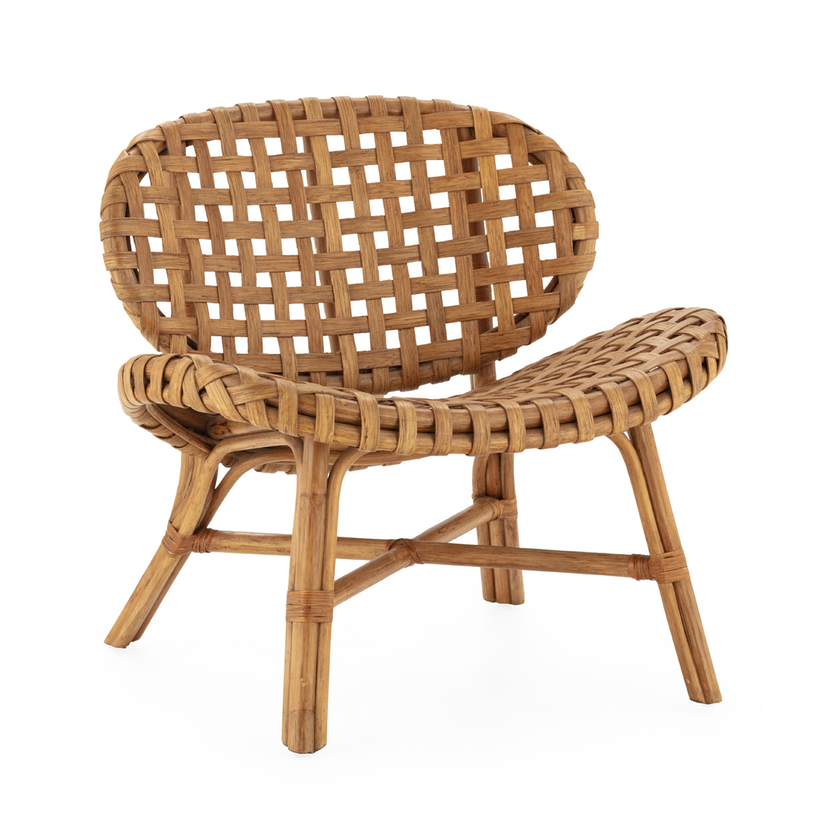 Sillón 63x81x72 Ratán -- Natural