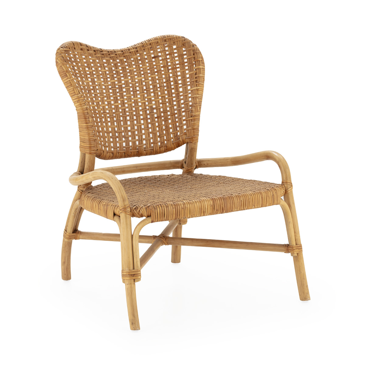 Sillón 66x64x74 Ratán -- Natural