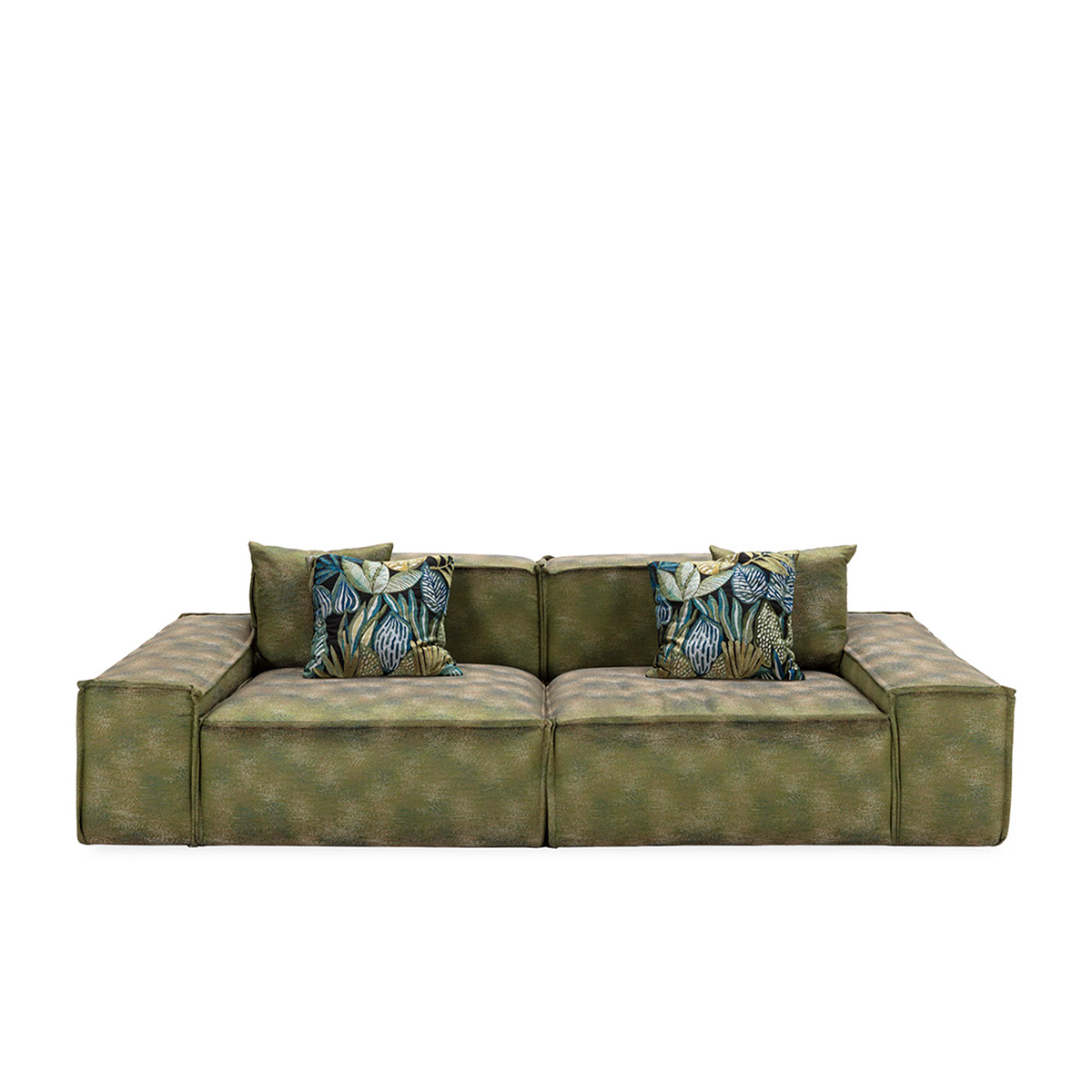 Sofá 270x130x72 Tela Cliente -- Verde