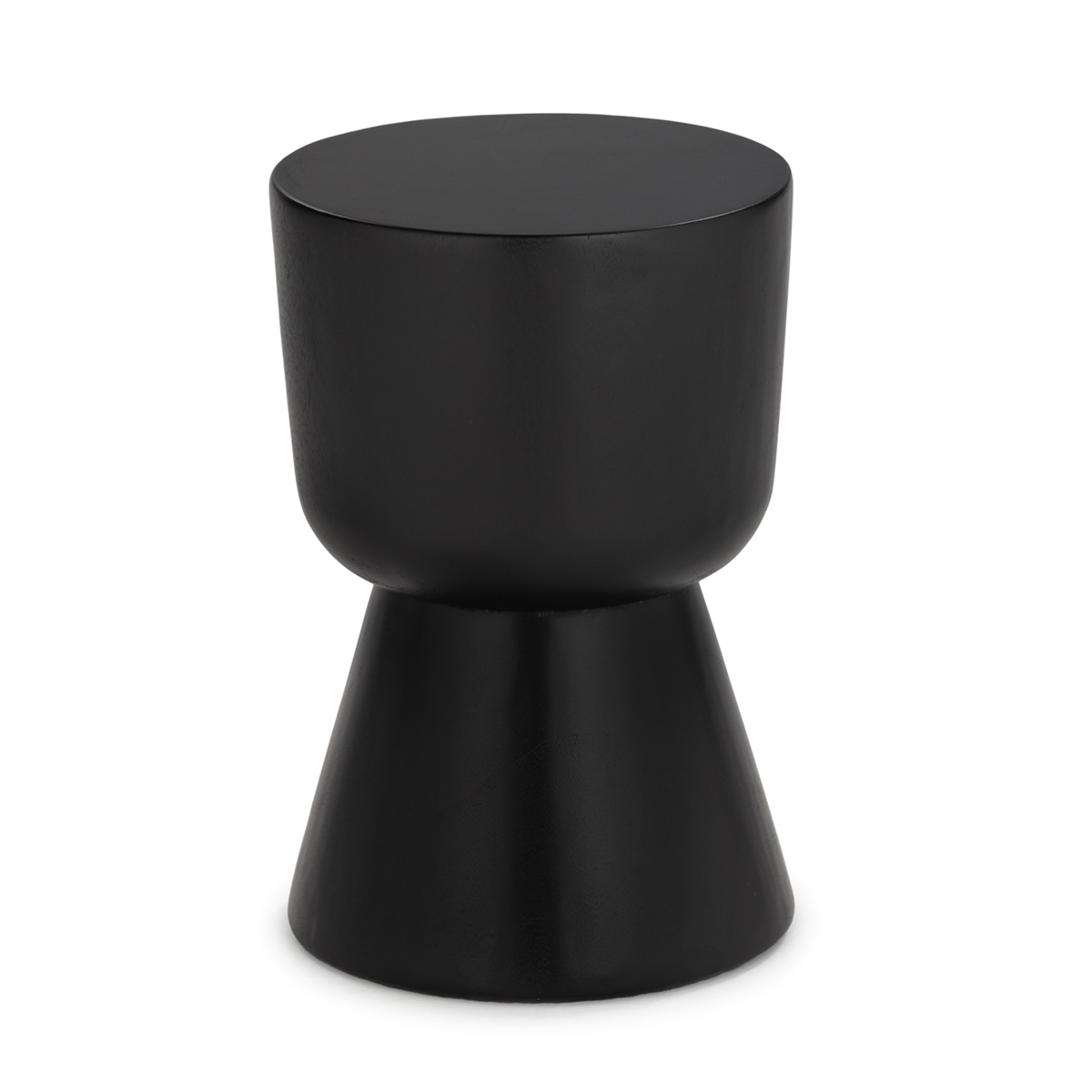 Taburete 30x30x45 Madera de Suar -- Negro