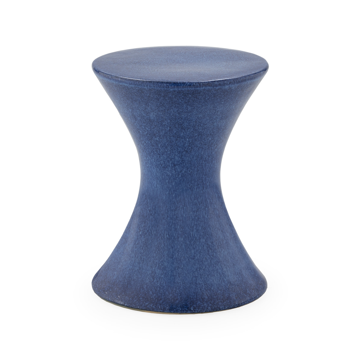 Taburete 33x33x44 Cerámica -- Azul