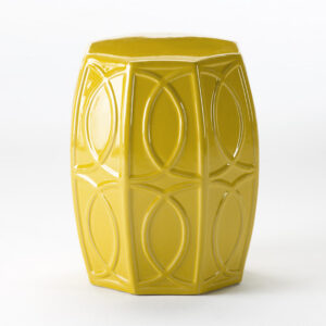 Taburete 38x45 Ceramica Amarillo