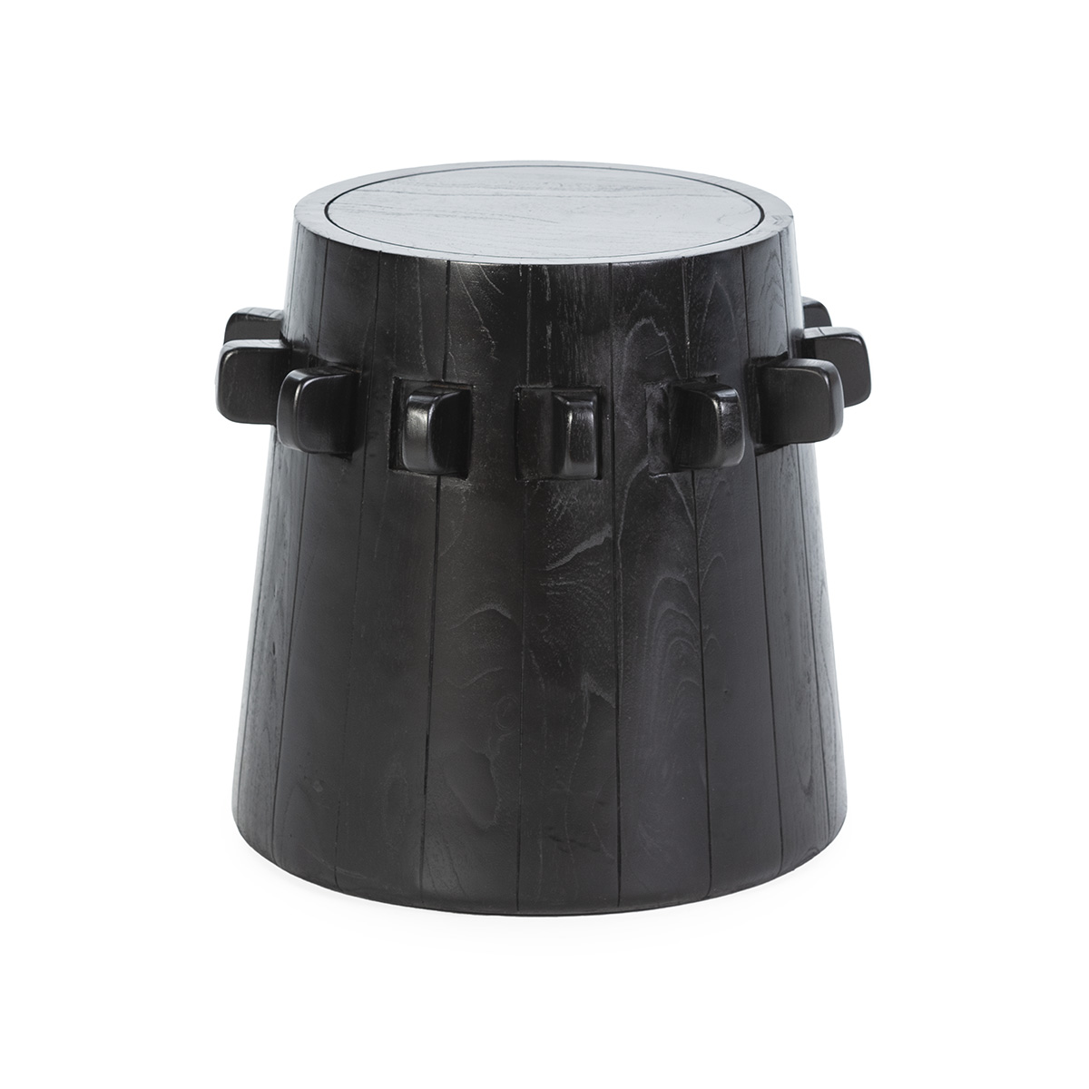 Taburete 44x44x45 Madera de Cedro Negro