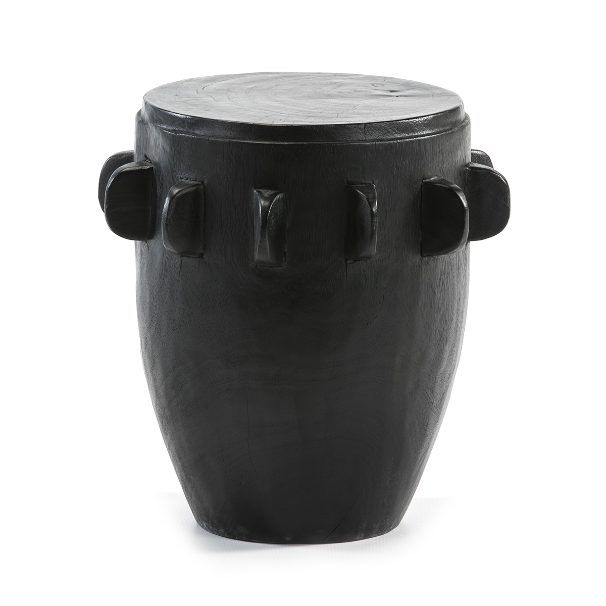 Taburete 45x45x46 Madera Negro