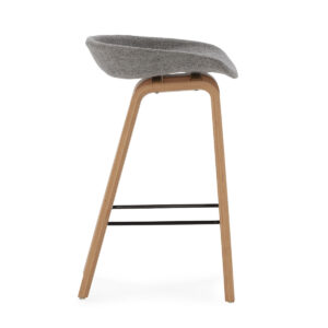 5x84 Madera de Haya/Tela -- Natural/Gris