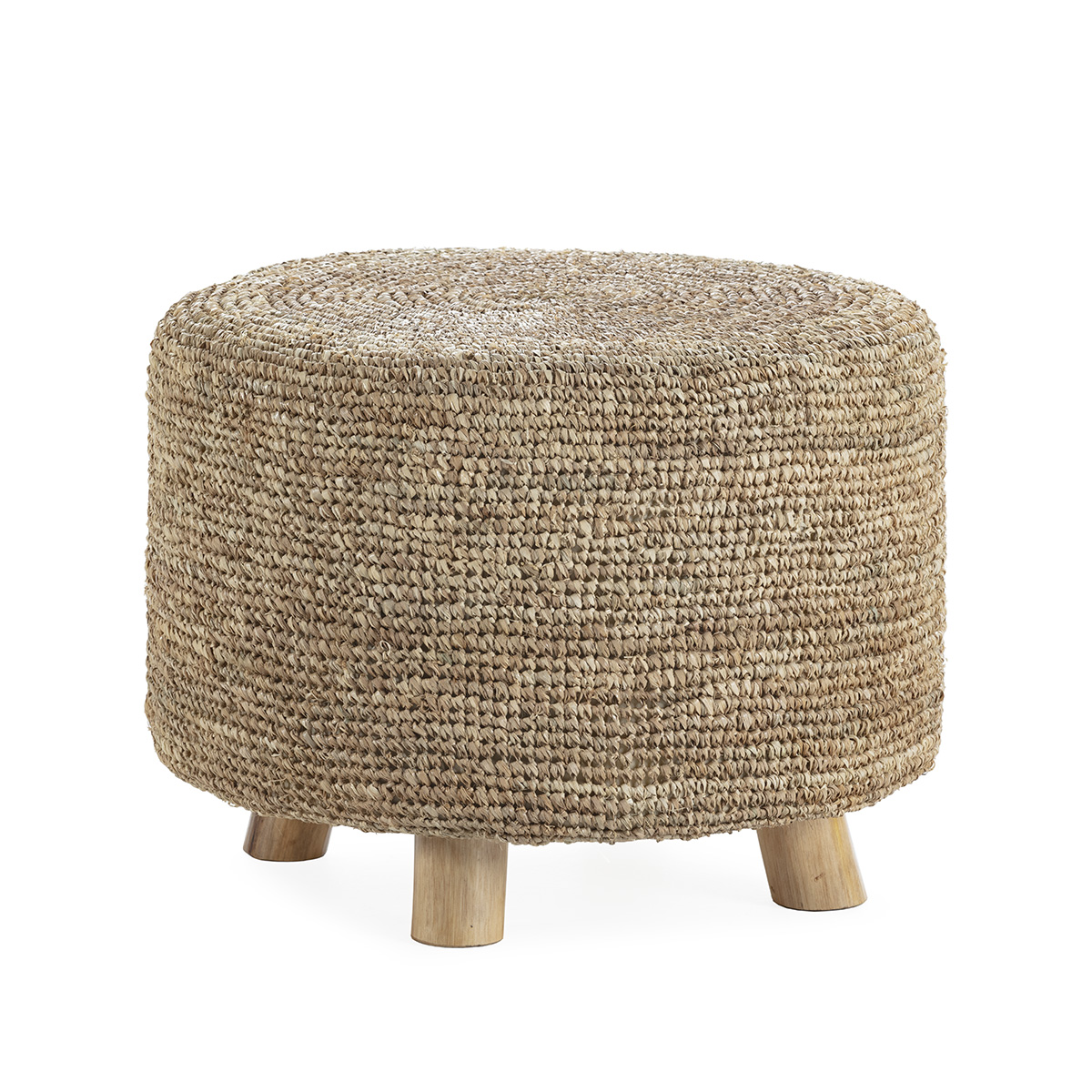 Taburete 47x47x60 Sisal/Madera -- Natural