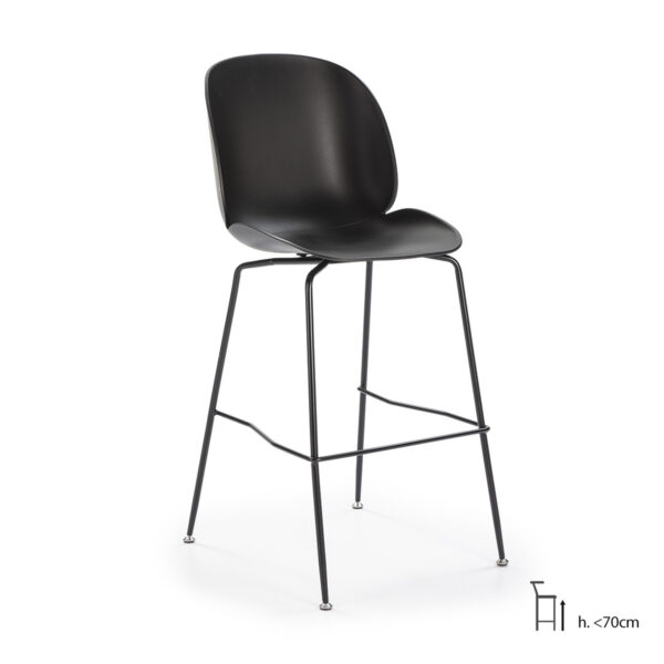 Taburete 51x59x103 ABS -- Negro