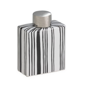 Tibor Cerámica -- Blanco/Negro/Plata