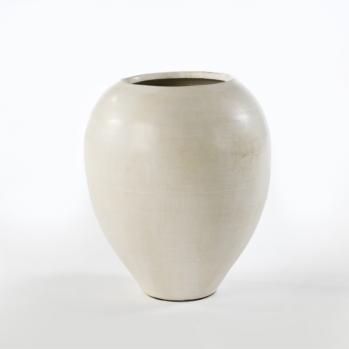 Vasija 40x40x46 Terracota Crema