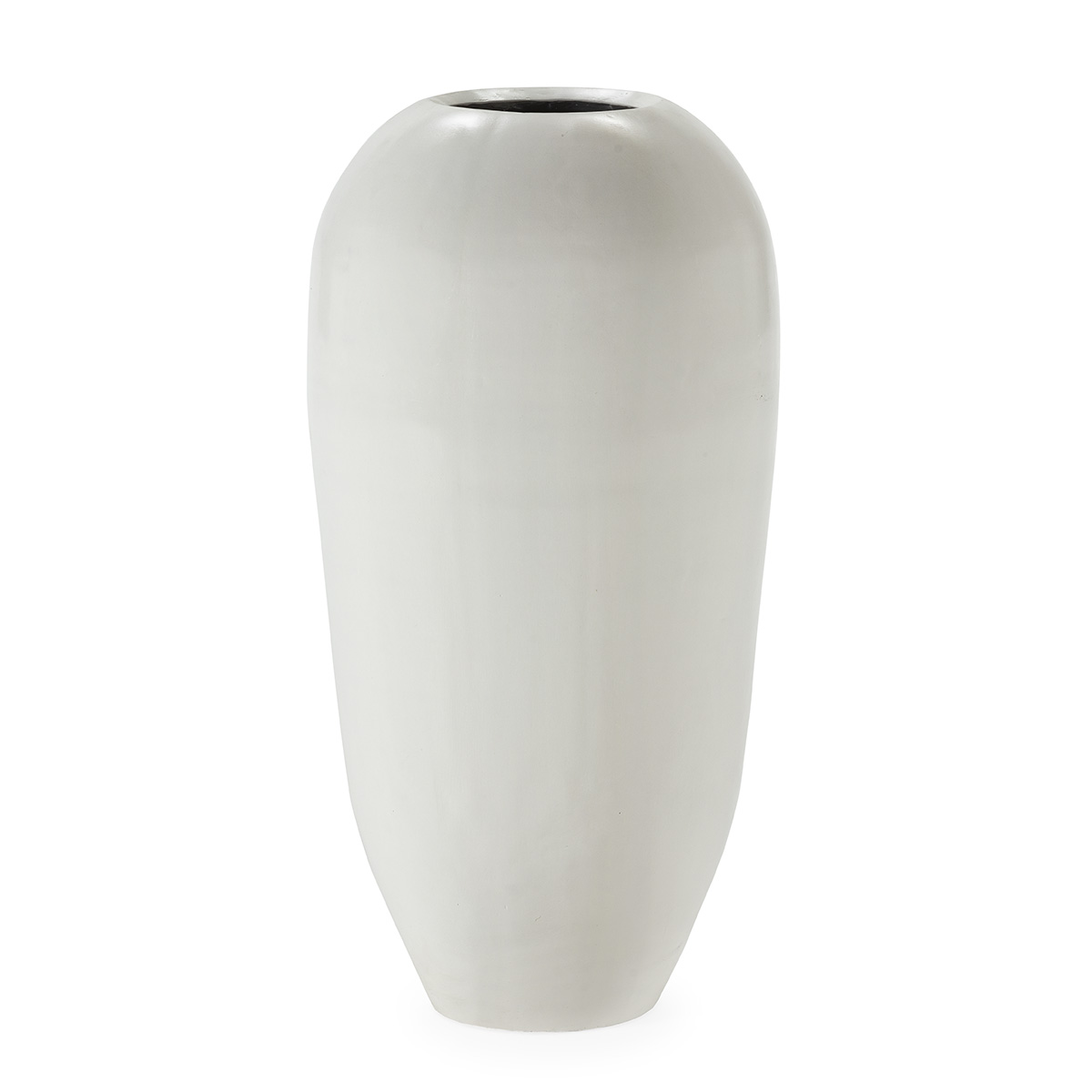 Vasija 50x50x100 Fibrocemento -- Blanco