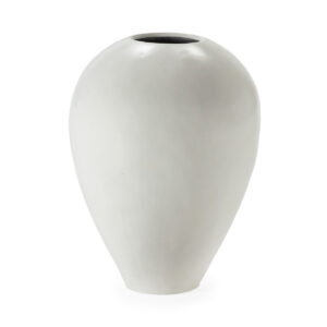 Vasija 55x55x80 Fibrocemento -- Blanco