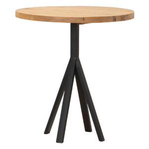 Mesa Comedor Madera Natural 70x70x75 Cm