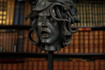 Cabeza de medusa femenina 11