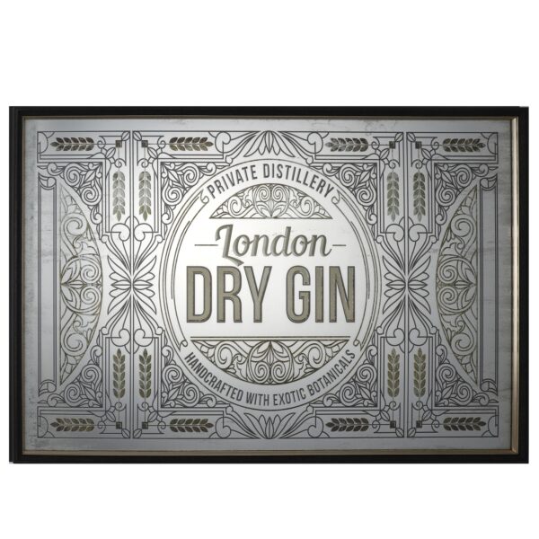 Cuadro espejo London Dry Gin