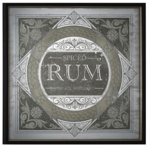 Cuadro espejo Rum