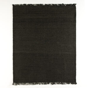 Alfombra 200x1x250 Yute Negro