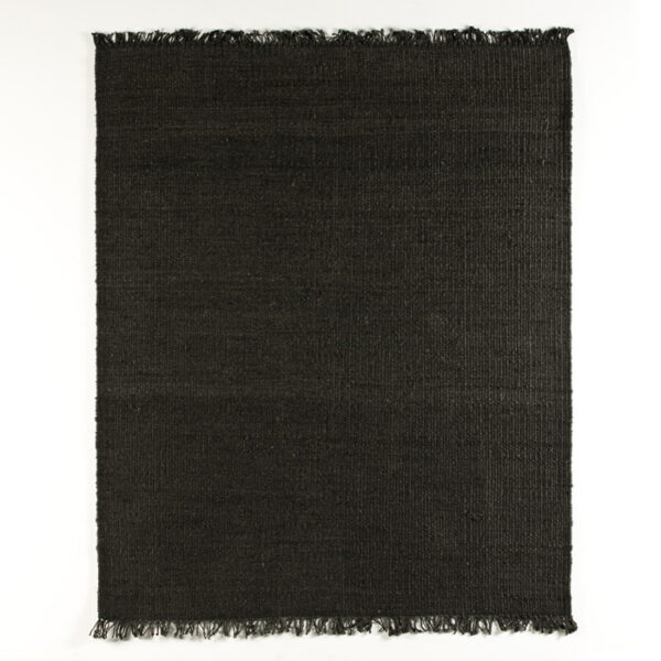 Alfombra 200x1x250 Yute Negro