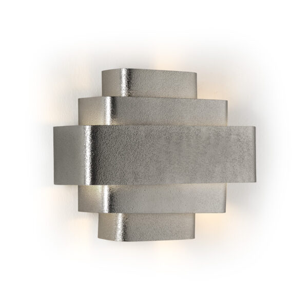 Aplique 38x16x29 Metal Plateado