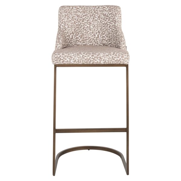 Bar stool Bolton natural geo (Set of 2)