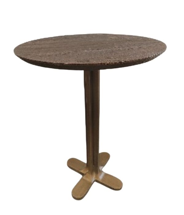 Bar table Revelin dark brown 80Ø