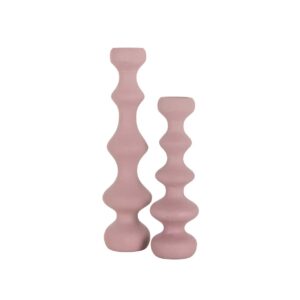 Candle holder Bijou pink large